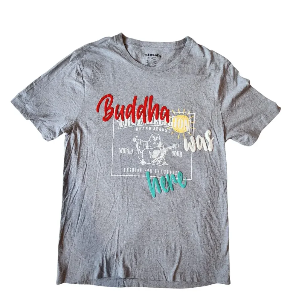 True Religion T-shirt Buddha Was Here Size XL